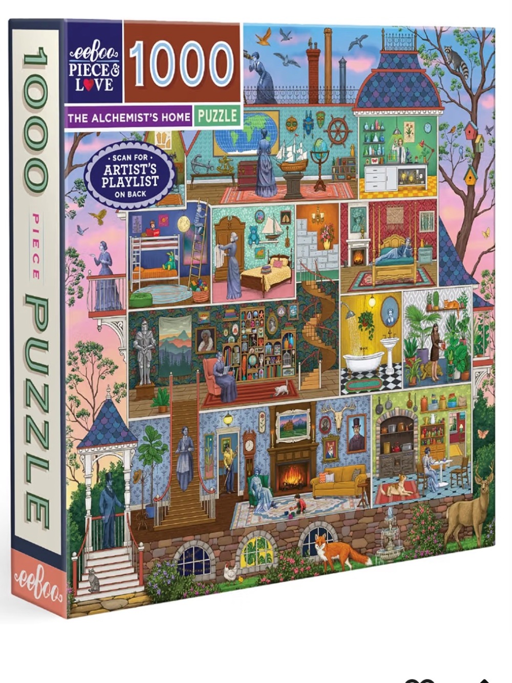 Eeboo 1000 Piece Jigsaw Puzzle ~Bundle 3/$20~ Alchemist’s Home